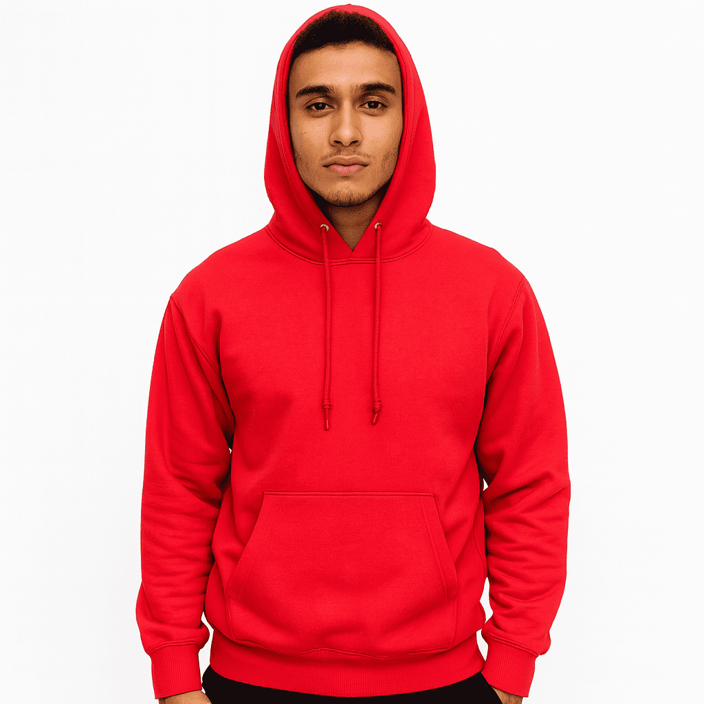 Plain Pullover Hoodie