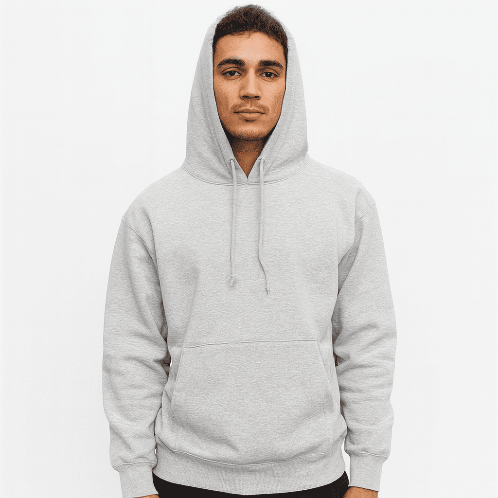 Plain Pullover Hoodie