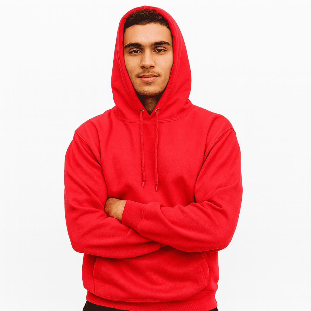 Plain Pullover Hoodie